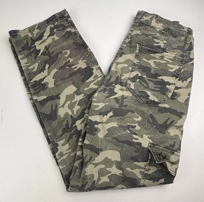 SWEET ENVY Women's 6 Pockets Long Cargo Camouflage Stretch Pants Size Medium - Image 1 of 4