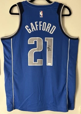 Daniel Gafford Signed Dallas Mavericks Jersey Autographed JSA COA - Image 1 of 4