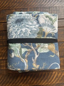 Pottery Barn Dahlia Floral Duvet Cover Blue - Queen NWOT - Picture 1 of 3