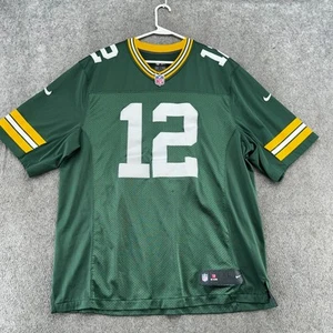 Green Bay Packers Jersey Mens XL Green #14 Aaron Rodgers On Field NFL Nike - Picture 1 of 12