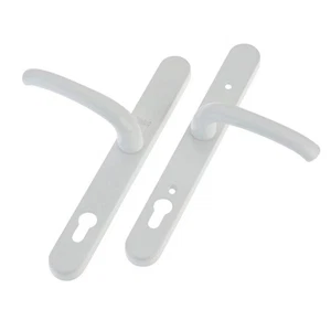 Yale Maniglia per porta serratura dritta in PVC bianco (D) 175 mm - Foto 1 di 1