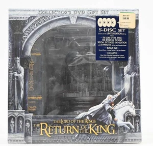 LOTR Lord Of The Rings Return Of The King Collector's 5-DVD Gift Set SEALED - Foto 1 di 7