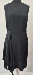 AllSaints Vista Dress UK 12 black Sleeveless 2135 - Picture 1 of 9