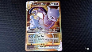 Pokémon TCG Mewtwo VSTAR Holo Karte Secret Rare Gold Card 086/078 - Near Mint - Bild 1 von 2