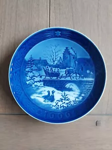 Royal Copenhagen Collector's Plate 'THE SLEIGH RIDE' 1999. NEW. - Picture 1 of 4