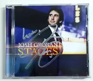 Josh Groban Signed Stages Autographed Cover Art Booklet CD - Foto 1 di 7