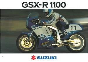 Brochure 1988 SUZUKI France GSX-R 1100 Catalogue GSXR -GSX R Prospectus Prospekt - Bild 1 von 4