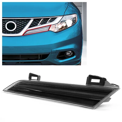 For 09-14 10 11 12 13 Nissan Murano Left LH Dark Gray Headlight Reflector Panel Foto 1 de 4