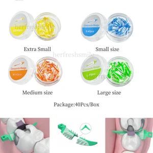 Dental Strata Wedges Soft Face Cervical Seal Diastema Wedge Matrix Composite - Picture 1 of 15