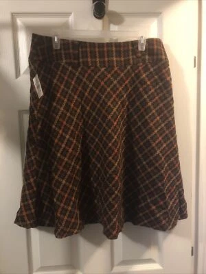 Cato Twill Flowy Skirt Size 12 NWT - Image 1 of 4