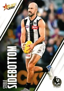 2023 Collingwood Magpies AFL Premiers Select Footy Stars Card Steele Sidebottom - Imagen 1 de 3