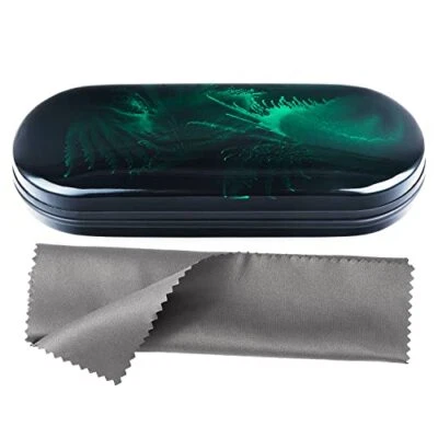  Estuche rígido para gafas Estuche ligero portátil para mujeres, hombres A-verde Foto 1 de 4