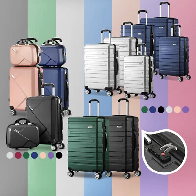 Mazam 1/2/3PCS Luggage Suitcase Trolley Set Travel TSA Lock Storage Hard Case - image 1 of 4