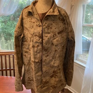 USMC Desert MARPAT MCCUU BLUSE SHIRT SIZE SMALL/REGULAR - Bild 1 von 6