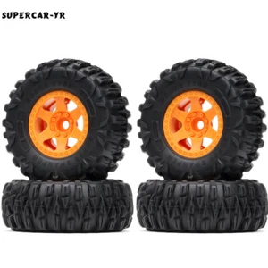 1:10 Nylon Beadlock Wheel Hub Tires for RC Axial SCX10 90046 D90 TRX4 CC01 LC70 - Foto 1 di 21