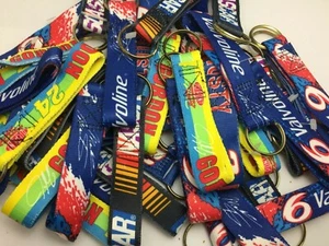 Nascar key rings Vintage Keychain Key Ring Set lot of 10 pc - Picture 1 of 9