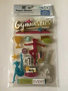 U CHOOSE PAPER HOUSE 3 D STICKER FOR SCRAP BOOKING OR CRAFTS WEDDING , SPORTS - Picture 1 of 55