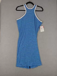 Sports Illustrated Women's Size Large Athletic Tank Dress Racer Back Stripes NWT - Picture 1 of 7