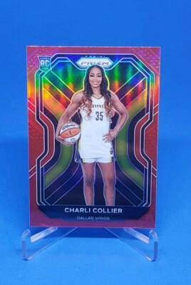 2021 Panini Prizm WNBA #89 Charli Collier RC Red Prizm /299 Wings Rookie - Image 1 of 2