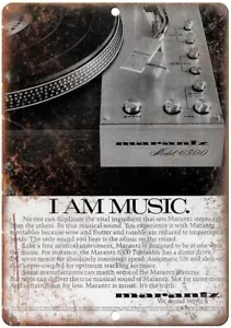 Marantz 6300 Turntable Ad Vintage Reproduction Metal Sign D119 - Picture 1 of 2
