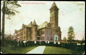 ESCUELA SECUNDARIA - POSTAL SPOKANE, WA - Imagen 1 de 1