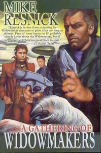 A Gathering Of Widowmakers Mike Resnick Soft Cover Book Novel Excellent - Picture 1 of 1