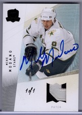 2009-10 The Cup Black Patches Autograph #75 Mike Modano 1/1 *S732