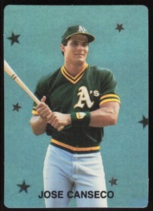 1989 Major League All-Stars Series 2 #1 Jose Canseco Oakland Athletics