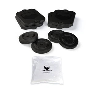 Kit de cuña Teraflex 0,5" Bump Stop Strike Pad - Delantero y trasero para Wrangler JL/JLU - Imagen 1 de 3