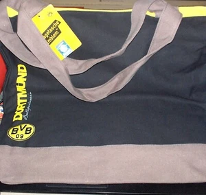 BVB Dortmund Tragetasche Emblem schwarz gelb grau  Neu,OVP, Lizenz - Bild 1 von 2