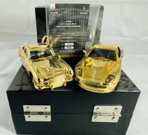 James Bond Corgi Aston Martin DB5 & V12 Vanquish 40th Annivers Gold Set CC99171 - Picture 1 of 24