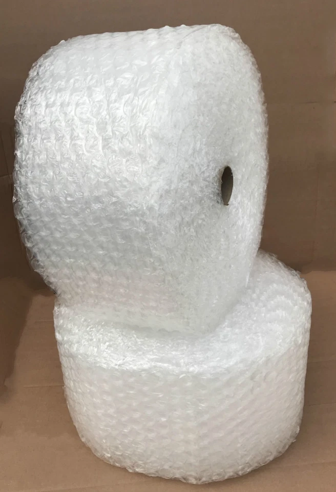 Large Bubble 1/2"x 12" Perforated 250 ft Moving / Shipping/ Protection - Image 1 of 1