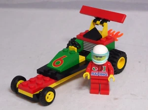 Lego Special Promo 1188 Fire Formula Race Car Dragster with Driver Complete #3 - Picture 1 of 2