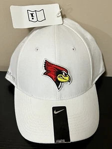 Nike Legacy91 Illinois State Redbirds White Cap Hat Mens Swoosh Flex Legacy 91 - Picture 1 of 5