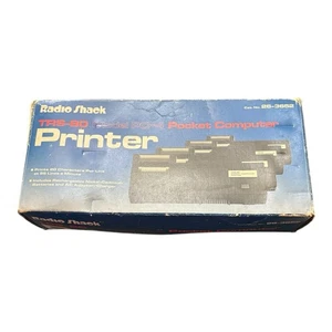 Vintage Radio Shack TRS-80 PC-4 Pocket Computer Printer 26-3652 New Box Wear NOS - Picture 1 of 4