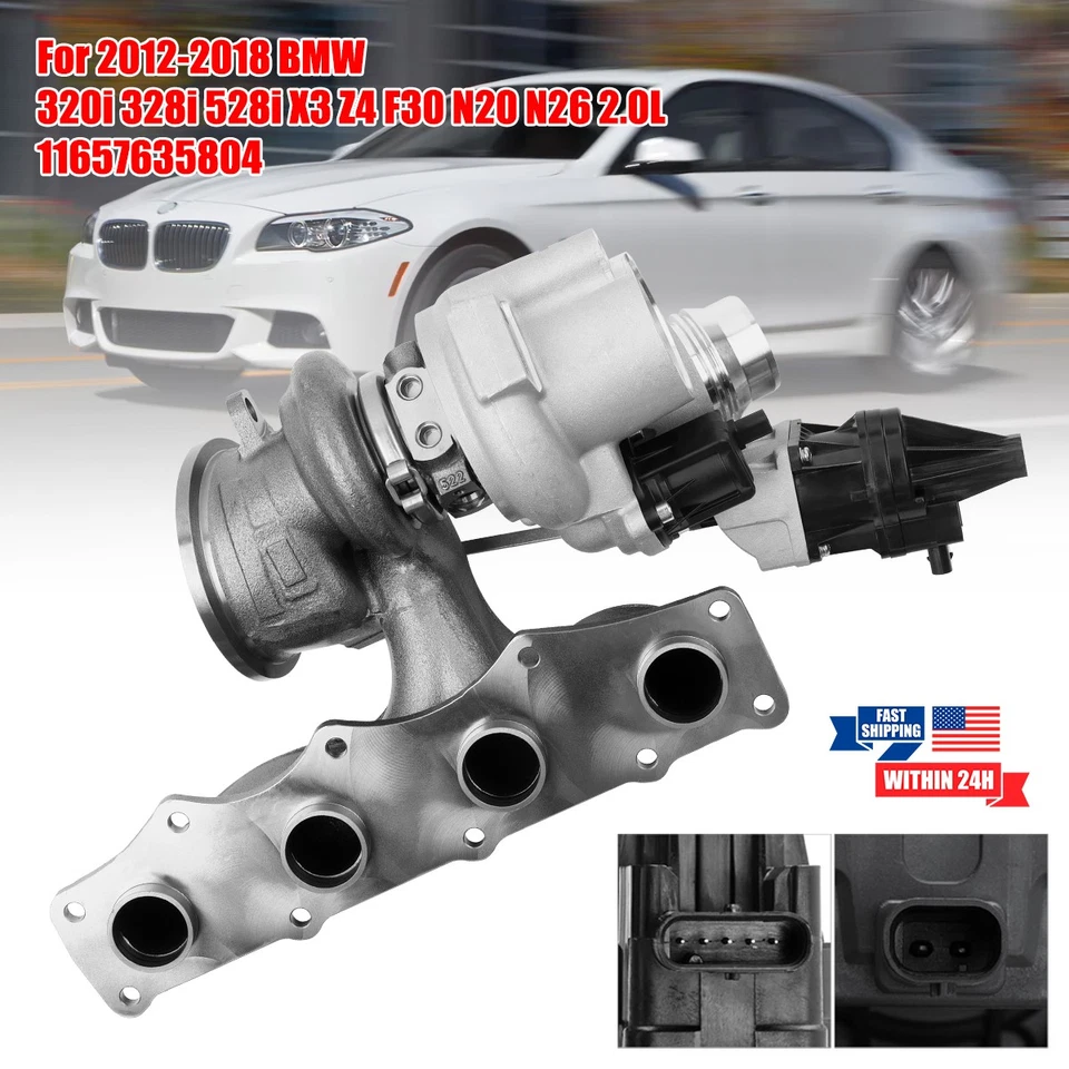 ‌Turbocharger for 2011- BMW 125i 320i 328i 528i X1 X3 Z4 11657635804 Foto 1 de 4