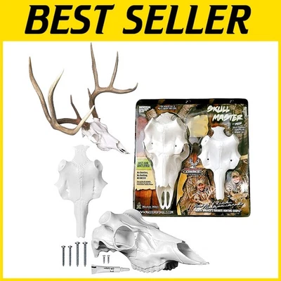 Skull Master: Premium White Deer Skull Replica for Effortless Taxidermy Display - Image 1 of 4