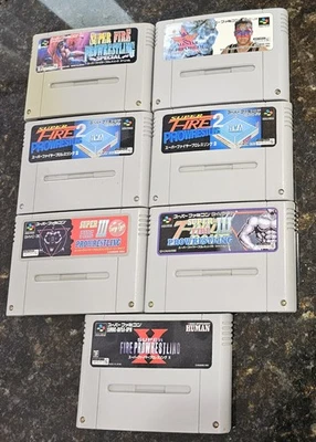 Super Fire Pro Wrestling Special X 2 II 3 III Joshi ALL STAR Dream Slam Game Lot - Image 1 of 4