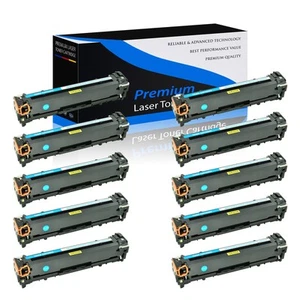 10x Cartucho de tóner cian CF211A para HP LaserJet Pro 200 M276nw Color M251n M276n - Imagen 1 de 24