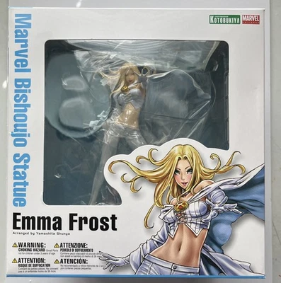 2010 Kotobukiya Marvel Max Emma Frost Bishoujo Estatua X-Men Reina Blanca Raro Difícil de Encontrar Foto 1 de 4