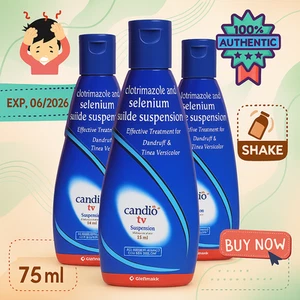 Candid TV Suspension Shampoo 75ml x 3 Anti Dandruff | Exp 06/2026 | Ship✈️ - Picture 1 of 4