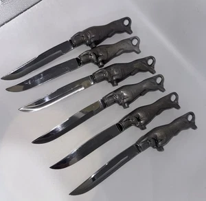 Wilton CHARGING BULL deutscher Chromstahl handgeschmiedet 6-teiliges Steakmesser Gabel Set - Bild 1 von 15