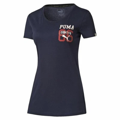Camiseta de Manga Corta Mujer Puma Style Athl Tee Azul oscuro - Imagen 1 de 3