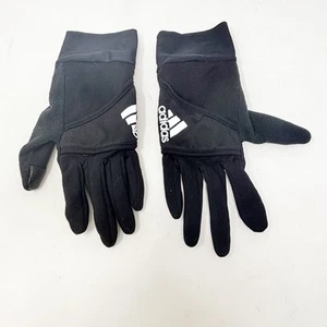 ADIDAS Women’s Black AWP MAIN Cold Weather Gloves Running Sports Relective M/L - Picture 1 of 7