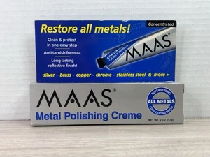MAAS Fine Polishing Creme For All Metals 4 OZ Concentrated Clean *New - Picture 1 of 2