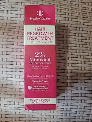 Solución tópica de minoxidil 2% para mujeres regeneración del cabello, suero reactiva el cabello  Foto 1 de 4