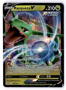 Rayquaza V Ultra Rare Crown Zenith 100/159 NM - Picture 1 of 2