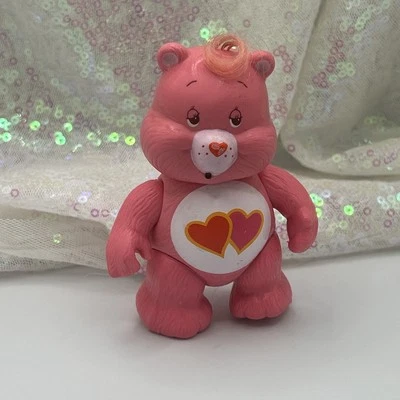 Figura Posable Vintage Care Bears Love-A-Lot Bear 3.5" 1983 Foto 1 de 4