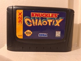 Knuckles' Chaotix  (Untested) Sega Genesis 32X, 1995  Cartridge Only  