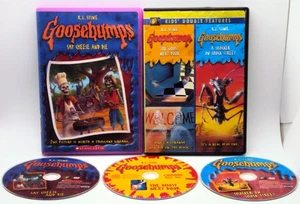 GOOSEBUMPS SAY CHEESE AND DIE The Ghost Next Door A SHOCKER ON SHOCK STREET DVDs - Picture 1 of 4